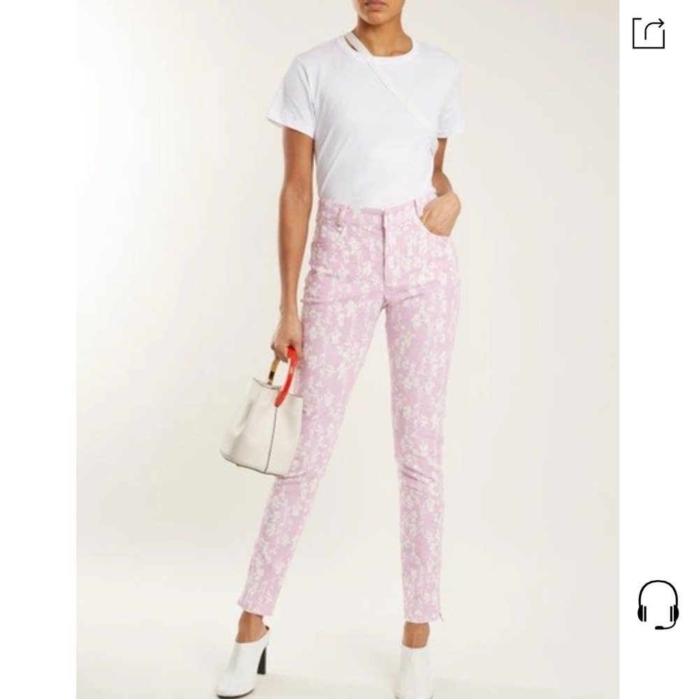 PREEN LINE — Kiera floral-print corduroy trousers
